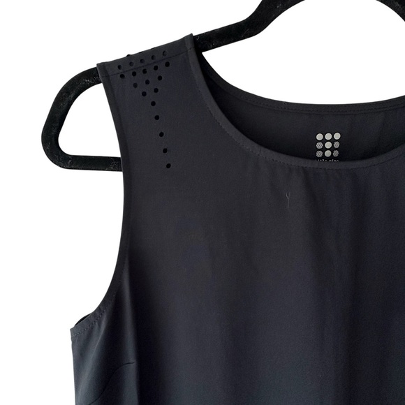 TITLE NINE | NWOT BLACK UNCONVENTIONAL SLEEVELESS LASER CUT DRESS UPF 50 | XS - Picture 5 of 13